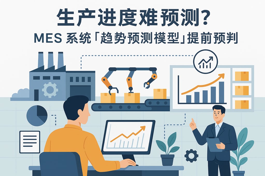 生产进度难预测？MES 系统「趋势预测模型」提前预判